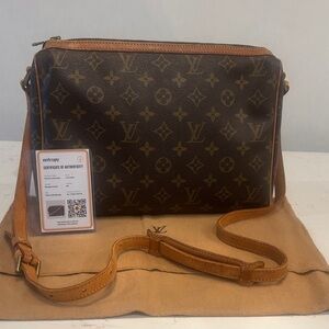 Louis Vuitton Monogram Tulle Lee Messenger Bag VINTAGE